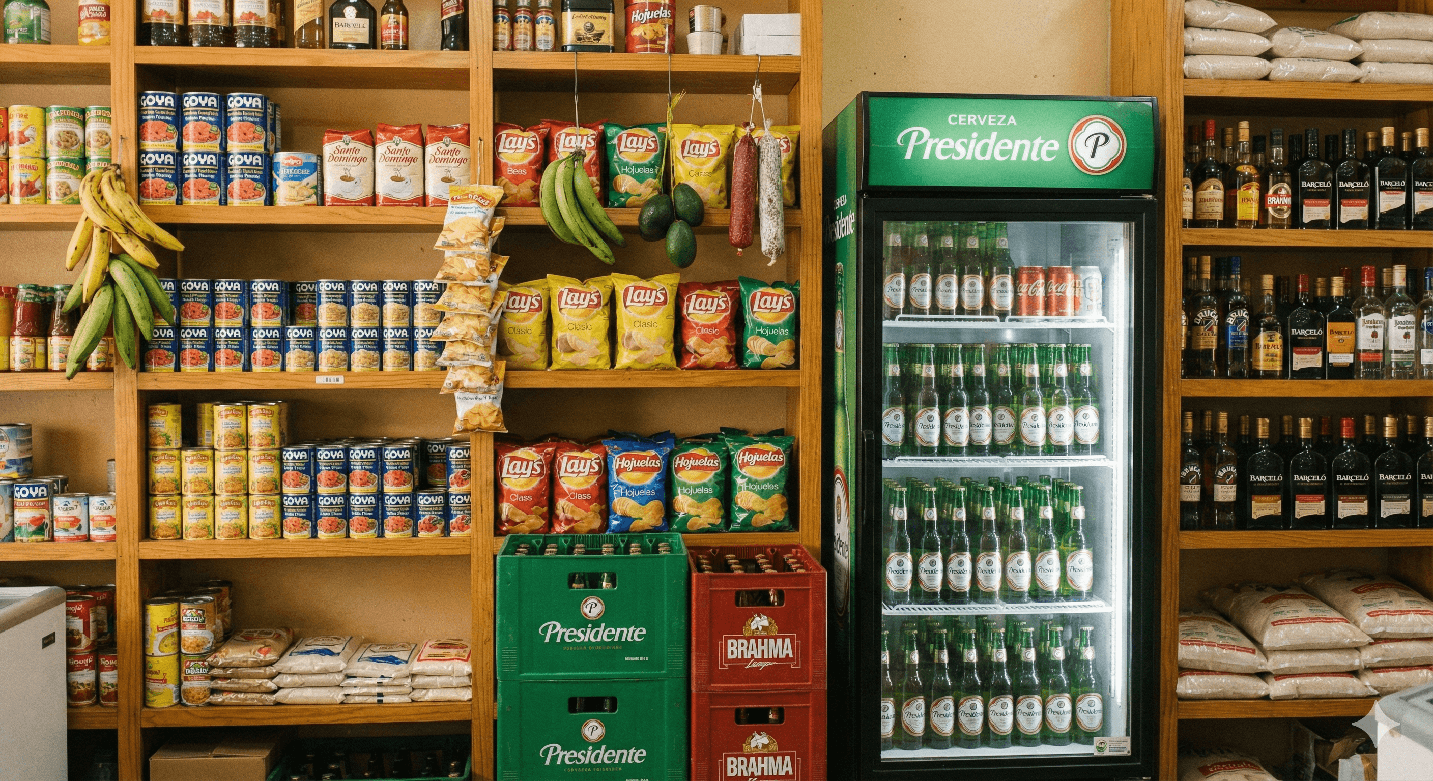 A paper bag full of fresh groceries